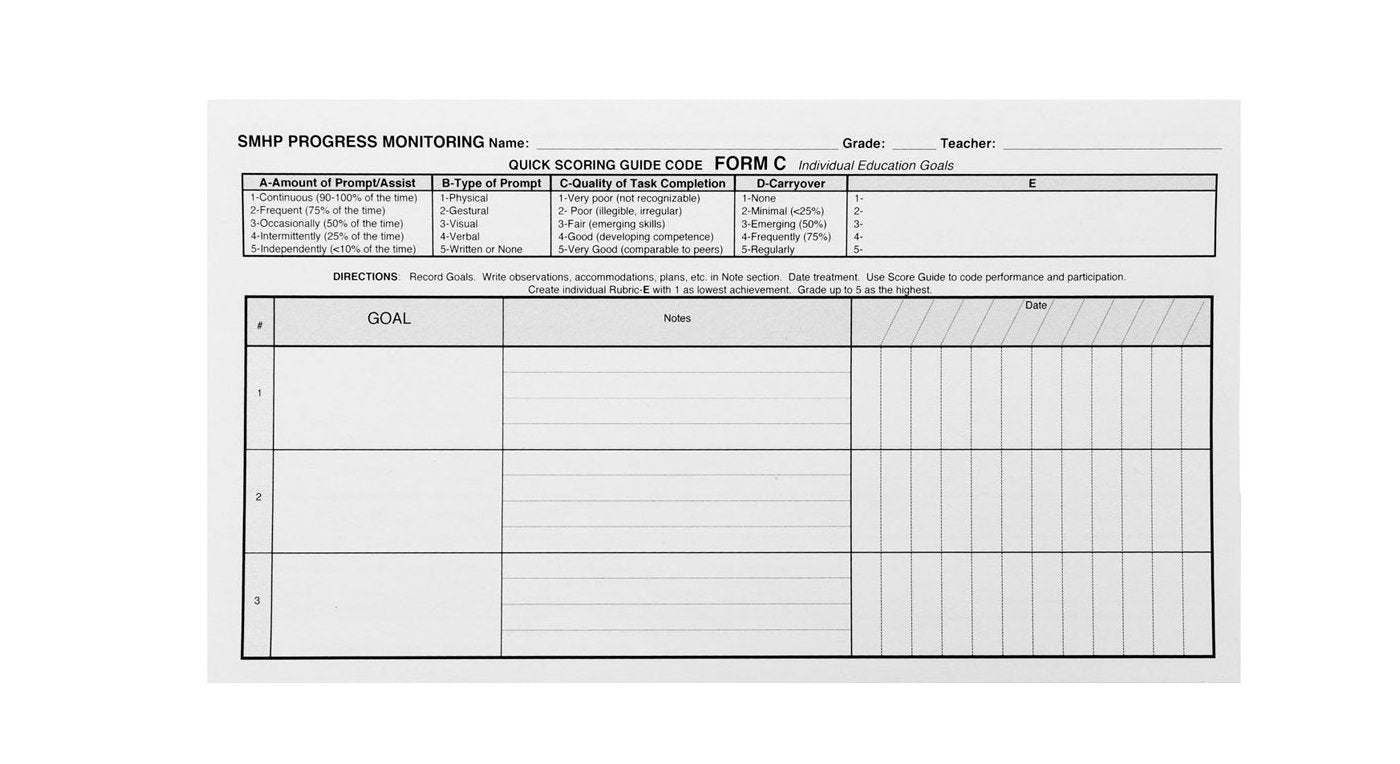 Progress Monitoring Forms: Progress Monitoring Forms©