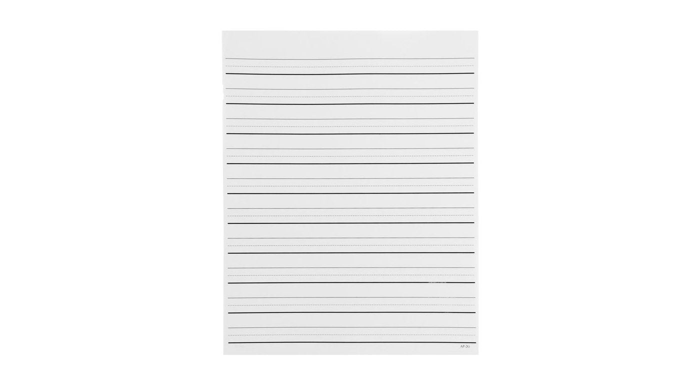 50 Sheets Ruled Writing Paper, Double-Sided Printing Skip-A-Line Ruled  Writing Paper with Dotted Lines Handwriting Practice Paper 1” line spacing  for