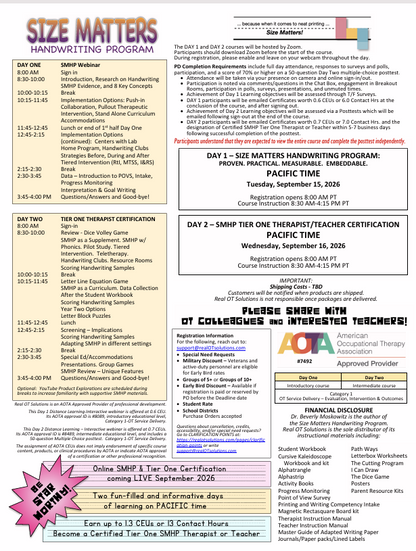 LIVE SMHP & Tier One Therapist Certification: Therapist Certification Webinars - September 2026