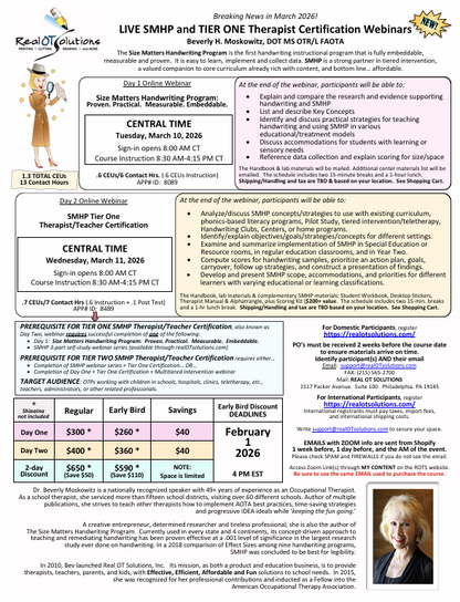 LIVE SMHP & Tier One Therapist Certification: Therapist Certification Webinars - March 2026