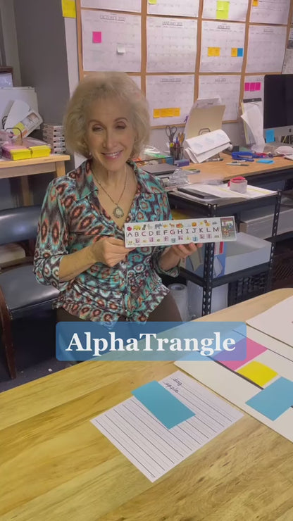 Handwriting Tool For Letter Formation & Alphabet Practice: Size Matters® AlphaTrangle®